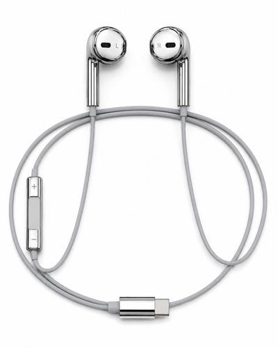 Krompods Wired Buds : Chrome Series