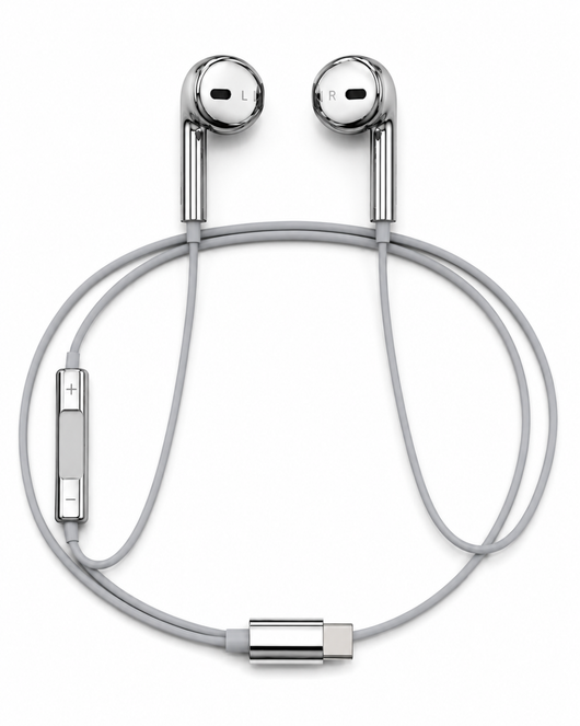Krompods Wired Buds : Chrome Series