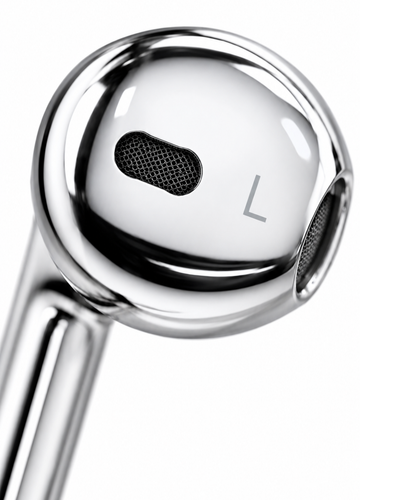 Krompods Wired Buds : Chrome Series
