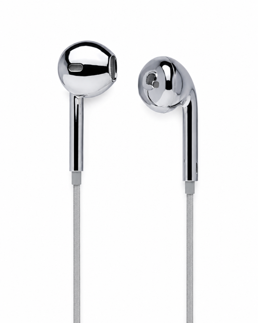 Krompods Wired Buds : Chrome Series