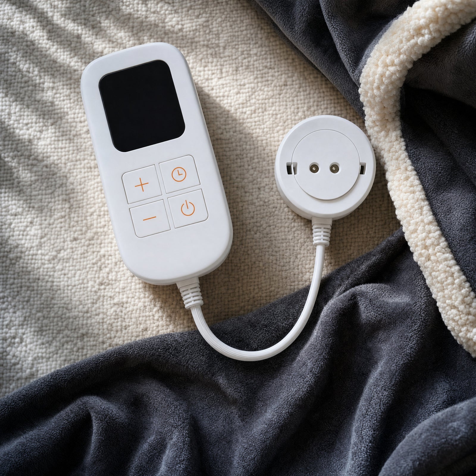 The detachable controller with four buttons and a timer